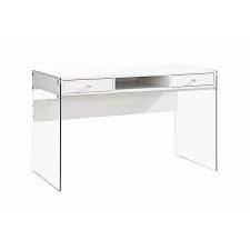 Coaster Writing Desk With Glass Sides