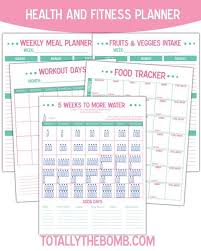 This Printable Health And Fitness Planner Is What You Need