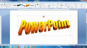 ms word to powerpoint 3d text tutorial