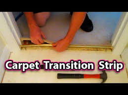 install a carpet transition strip
