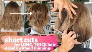 short women cuts for thick hair how