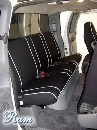 Piping Seat Covers Dodge Rear Seats