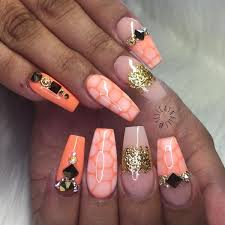 You will see me using mostly diy. 36 Outstanding Orange Nail Designs