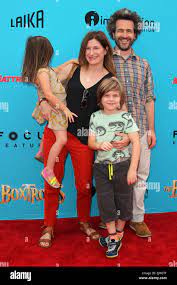 Premiere of 'The Boxtrolls' held at Universal CityWalk - Arrivals  Featuring: Kathryn Hahn,Ethan Sandler,Leonard Sandler,Mae Sandler Where:  Universal City, California, United States When: 21 Sep 2014 Stock Photo -  Alamy