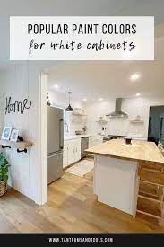 kitchen paint colors with white cabinets