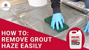 how to remove grout haze a fast