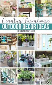 country farmhouse outdoor décor ideas