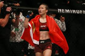 Rose namajunas, with official sherdog mixed martial arts stats, photos, videos, and more for the strawweight fighter from china. Ronda Rousey Praises Weili Zhang After 42 Second Tko At Ufc Fight Night Bleacher Report Latest News Videos And Highlights