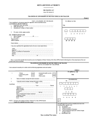 car transfer paper form fill out and
