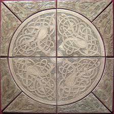 Celtic Knotwork Ceramic Tile Set By Shannon Gresham Celtic