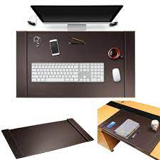 Our desk pads and desk blotters accommodate calendar inserts, which we can custom print to your specifications. Luxury Leather Home Office Desk Blotter Protector Mouse Pad Wrting Mat 34 X 20 Ebay