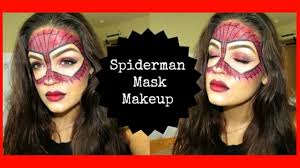 spiderman mask makeup for halloween