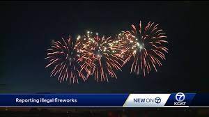 how to report illegal fireworks
