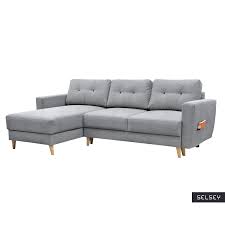 bertram scandi corner sofa bed selsey