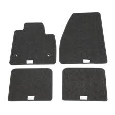 rear carpet floor mats black 84565410