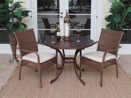 Dining Table Patio Set For 2 Wicker