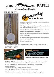 Mountaingrass Raffle Full List Of Prizes Mountaingrass