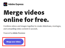 how to merge videos in adobe express in