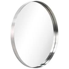 Stainless Steel Framed Wall Mirror