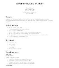 Sample Resume For Experienced Server Resumes Examples Of Restaurant