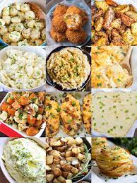 Whether you're partial to the classic mashed potatoes or want to keep it light with some healthy christmas salads. 60 Best Christmas Side Dishes Yellowblissroad Com Christmas Dinner Side Dishes Prime Rib Dinner Roasted Side Dishes