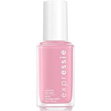 pastel pink quick dry nail polish essie