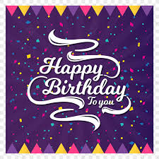 happy birthday greeting card and banner