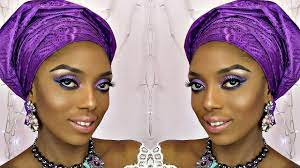 to tie gele and bridal makeup tutorial