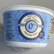 greek yogurt nonfat plain 0 milkfat