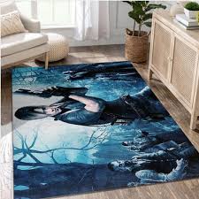 leon s kennedy video game area rug for