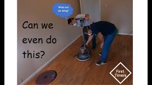 sanding and staining floors can we do