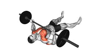 barbell floor chest press video guide
