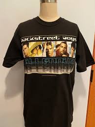 1999 backstreet boys black t shirt