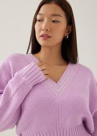 aimee relaxed knit sweater love