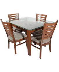 Seater Dining Table With Glass Top