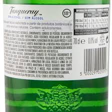 gin tanqueray alcohol free