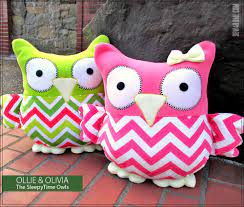 Turn the owl inside out. Sleepy Time Stuffed Owls Sew4home