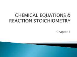 Ppt Chemical Equations Amp Reaction