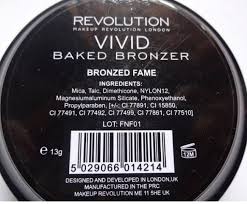 makeup revolution london bronzed fame