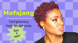 washable hair color wax mofajang