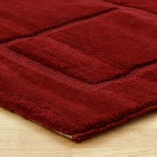 contemporary visiona red blocks rug