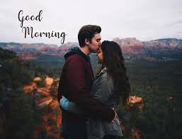 good morning with love and kissing