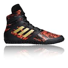 Details About Adidas Mens Flying Impact Wrestling Shoes Black Sports Breathable Lightweight