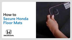 how to secure honda floor mats you