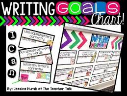 Writing Goals Chart Editable By Jessica Hursh The