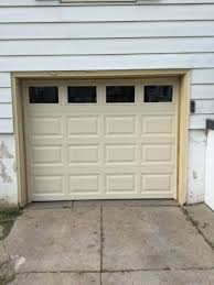 broken garage door panel