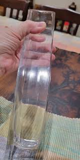 Clear Glass Vase Hand