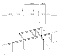 place beams with the grid tool revit