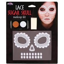 sugar skull makeup kit halloween