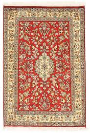 kashmir fl design silk carpet